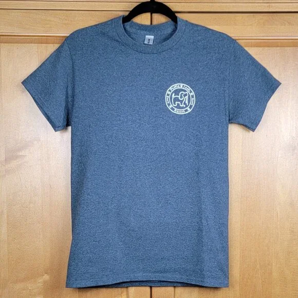 Puppie Love Heather Grey Short Sleeve Sunflower Dog Tee - S - Picture 5 of 9